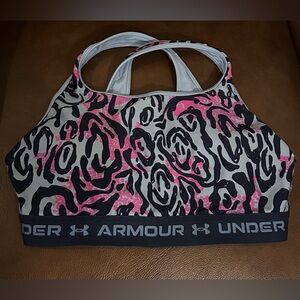 Multicolored Geometric Under Armour XXL Sports Bra